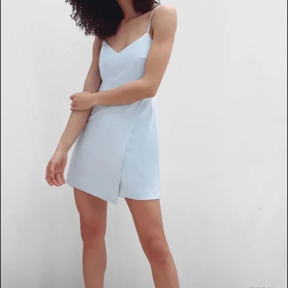 Whisper Envelope Skirt Dress | French Connection | Dresses | Blue | 4
